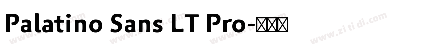 Palatino Sans LT Pro字体转换